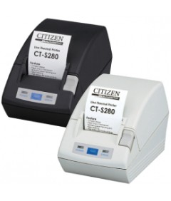 CTS281RSEWH Citizen CT-S281, RS232, 8 punti /mm (203dpi), Cutter, bianco