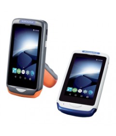 911350055 Joya Touch A6, 2D, USB, BT, WLAN, NFC, Gun, grigio scuro, arancione, Android