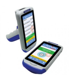 911350010 Joya Touch Plus, 2D, BT (BLE), WLAN, NFC, blu, grigio, WEC 7